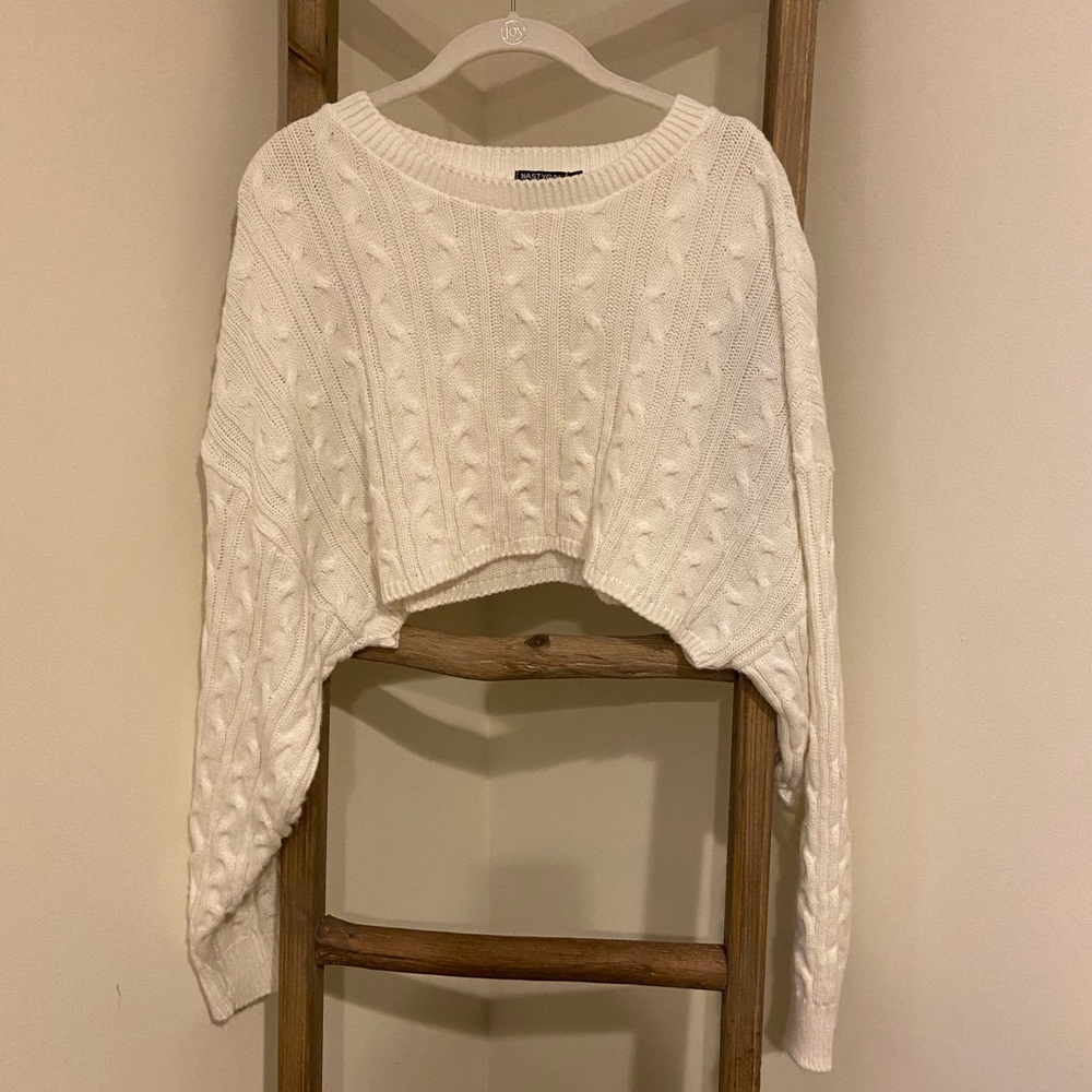 Nasty Gal Cropped Sweater